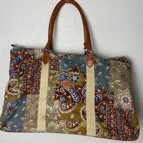 Gitano Canvas Duffle Bag Tote Travel Beach  Vocation - Picture 1 of 12